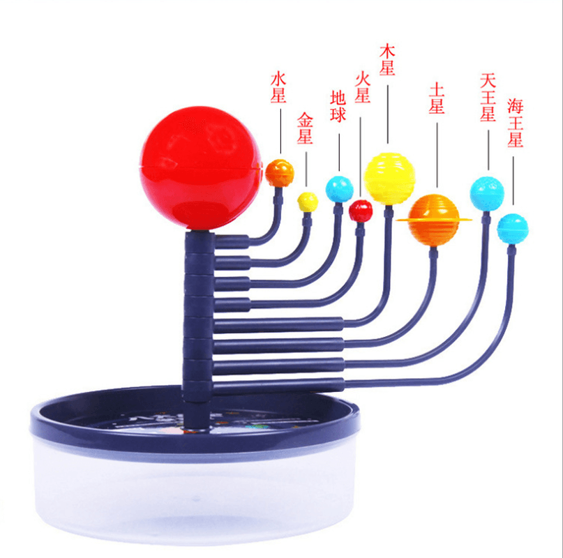 Nine Planets Diy Technology Small Production of Eight Planets Celestial Model Toys Elementary and Middle School Students' Small Inventions - MRSLM