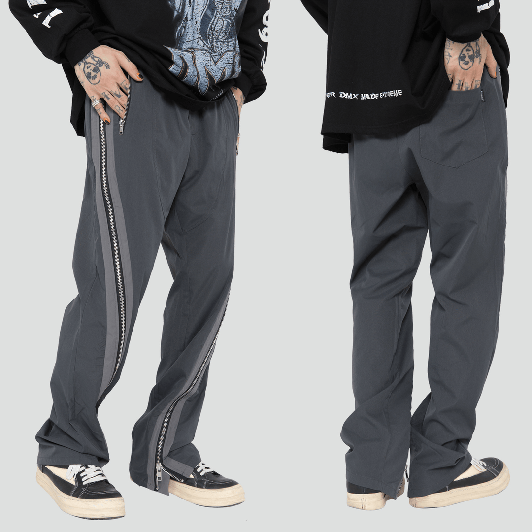 Autumn Tide Brand Fried Street Vibe Wind Straight Split Loose Wild Pants Tide - MRSLM