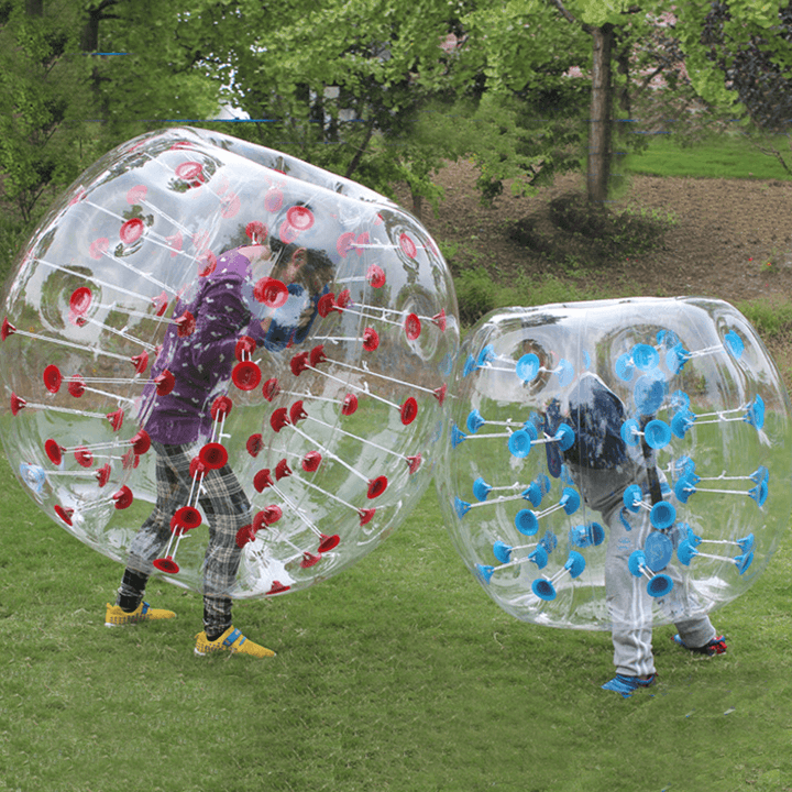 Outdoor Air Bubble Ball 0.8Mm PVC 100Cm Air Bumper Ball Soccer Body Zorb Ball Swimming Pool Game - MRSLM