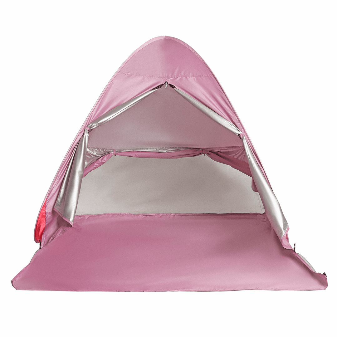 Outdoor Camping Waterproof Beach Tent Uv-Proof Sunshade Tent for 2 Person Portable Automatic Folding Tent Shelter - MRSLM