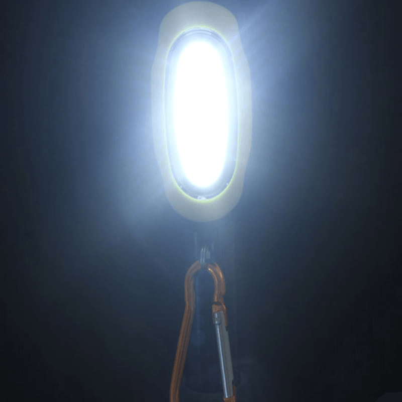 Portable Magnetic Key Chain Flashlight Torch COB LED Working Light Lamp Camping Lantern Random Color - MRSLM
