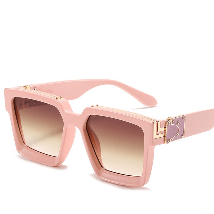 Fashion Simple Big Frame Sun Sunglasses - MRSLM