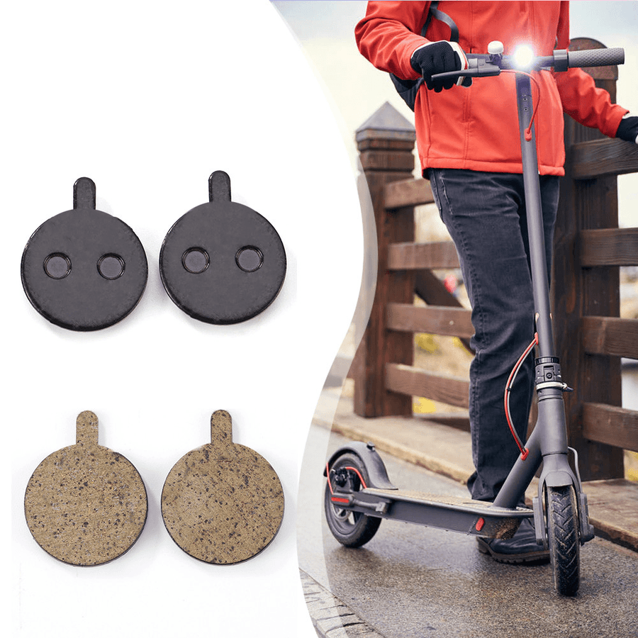 1 Pair M365 Electric Scooter Disc Brake Pads 10/12.3G Weight Replacement Parts for M365 1S/Pro Scooter - MRSLM