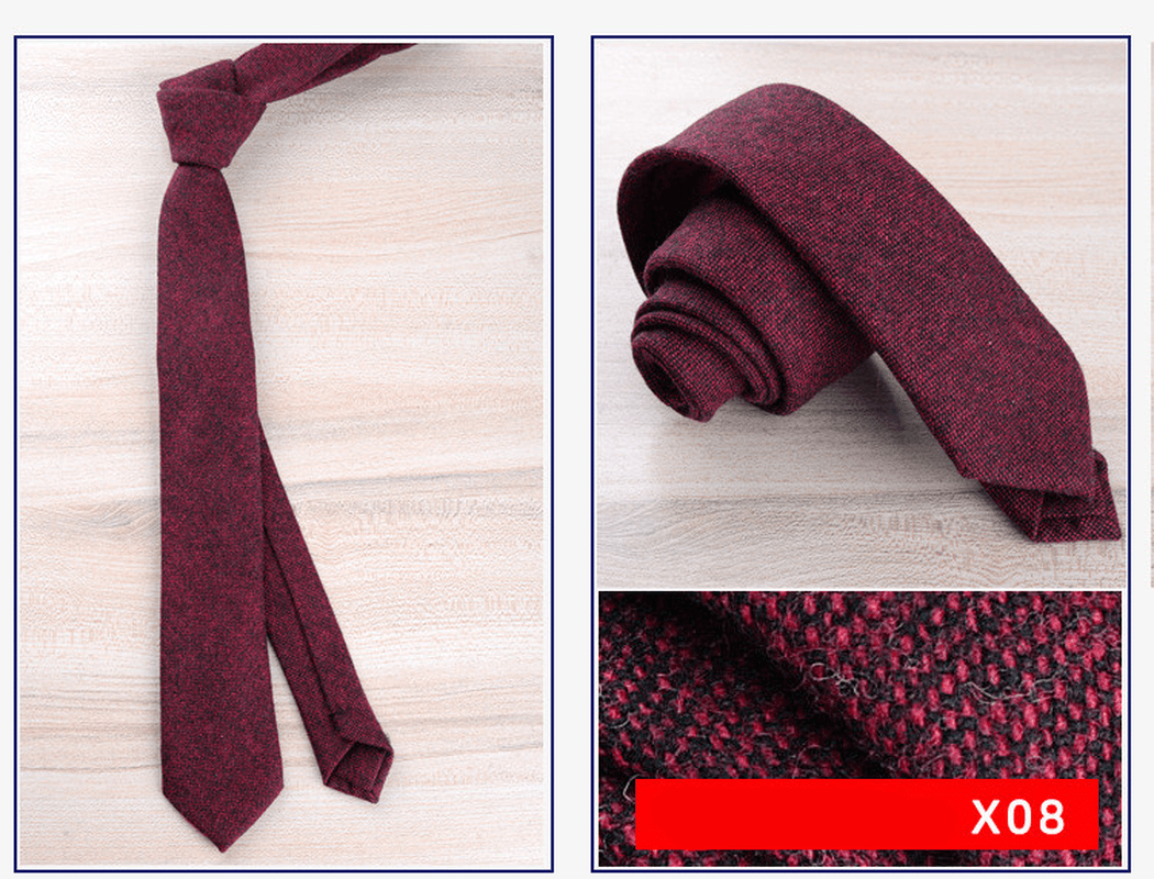 Wool Tie Men Formal Wear England - MRSLM