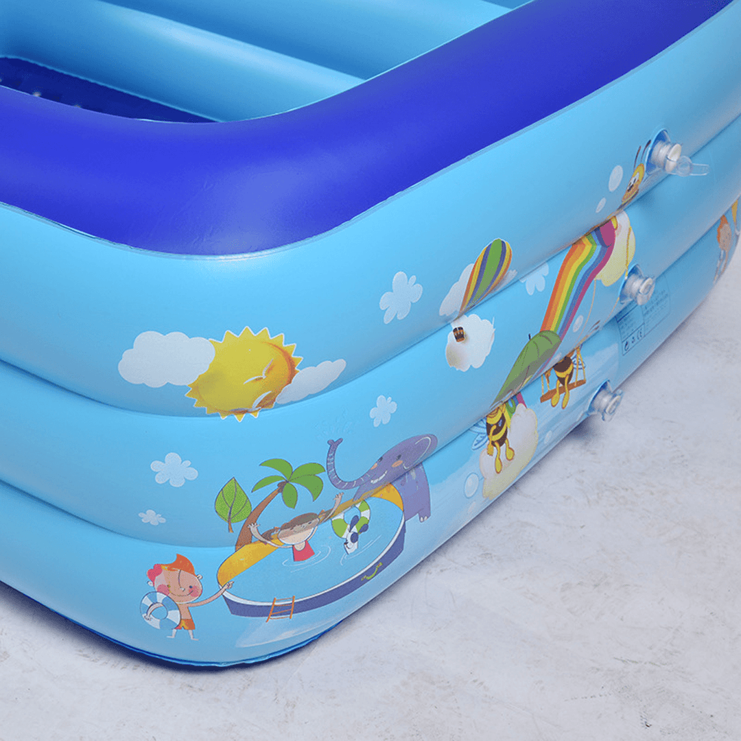 120/130/150/180/210Cm Kids Inflatable Swimming Pool Indoor Home for Children Swim - MRSLM