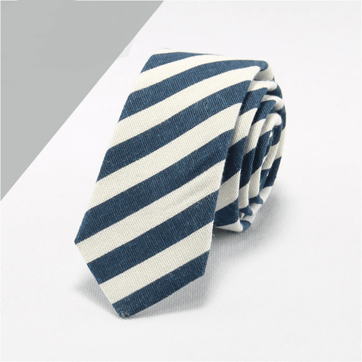 Cotton and Linen Tie Men'S Formal Business Tie - MRSLM