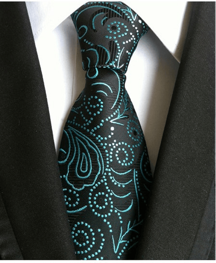 Men S Tie 8Cm Business Gentleman British Formal Wear - MRSLM