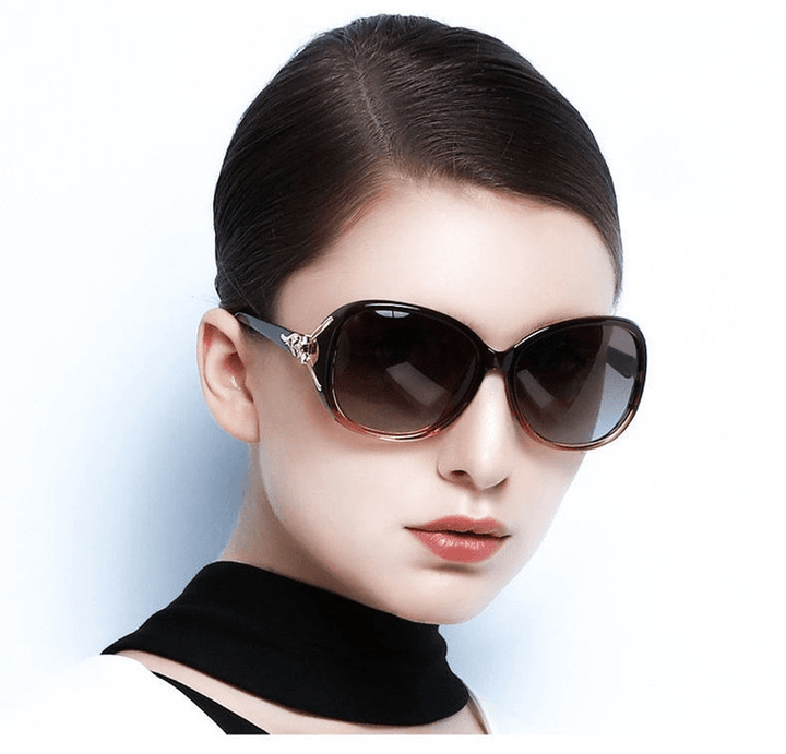 Vintage Metal Heart Shaped Sunglasses Peach Heart - MRSLM