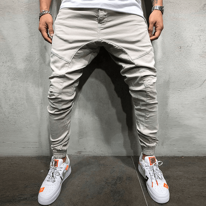 Hip Hop Side Zipper Trousers Men'S Leggings - MRSLM