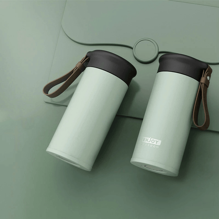 280ML Double Wall Stainless Steel Vacuum Flasks Car Water Cup Coffee Tea Travel Mug Bottle - MRSLM
