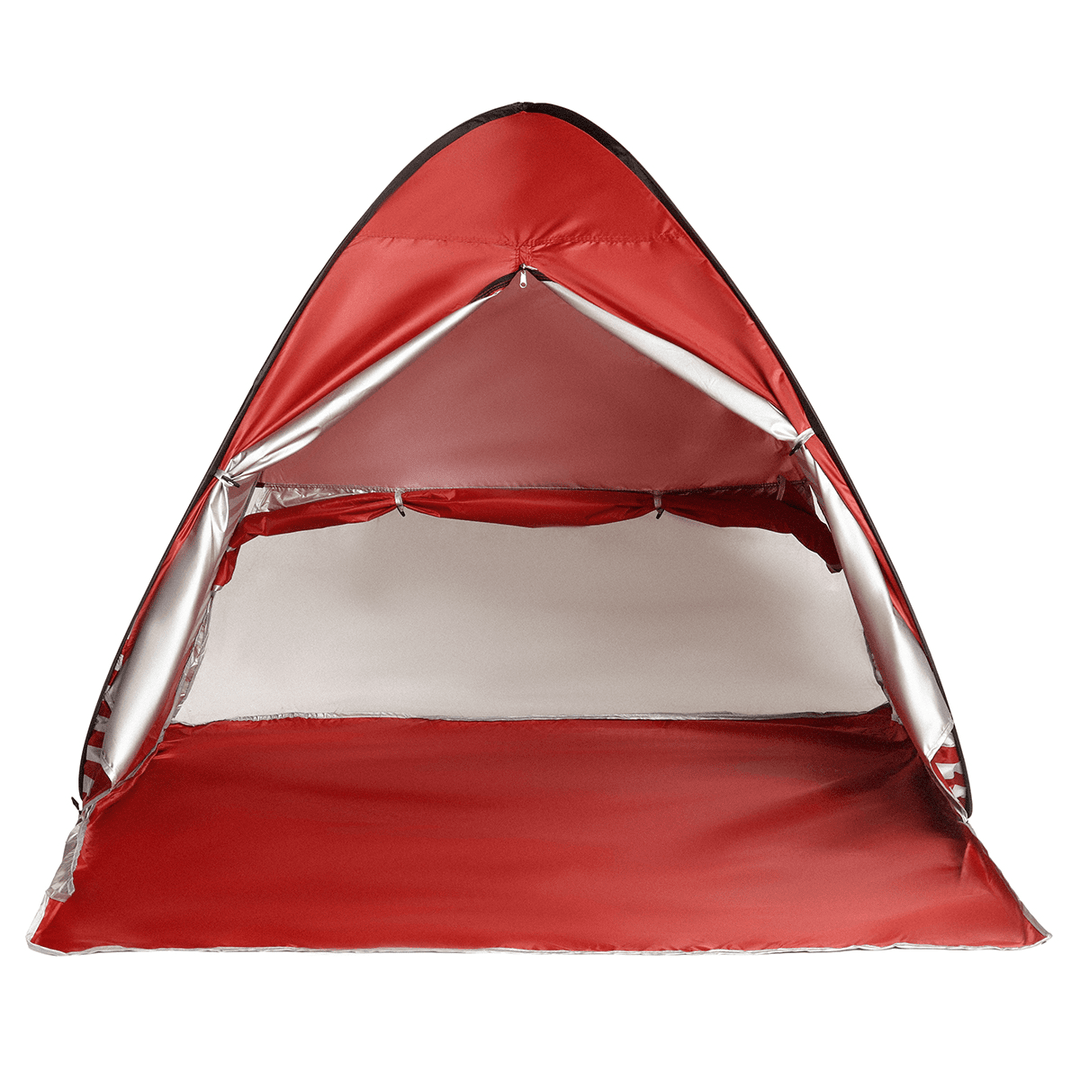 Outdoor Camping Waterproof Beach Tent Uv-Proof Sunshade Tent for 2 Person Portable Automatic Folding Tent Shelter - MRSLM