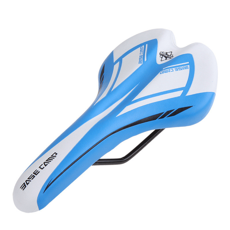 Silicone Bike Saddle Soft Hollow Breathable Shock Absorbed MTB Bicycle Seat Cushion - MRSLM