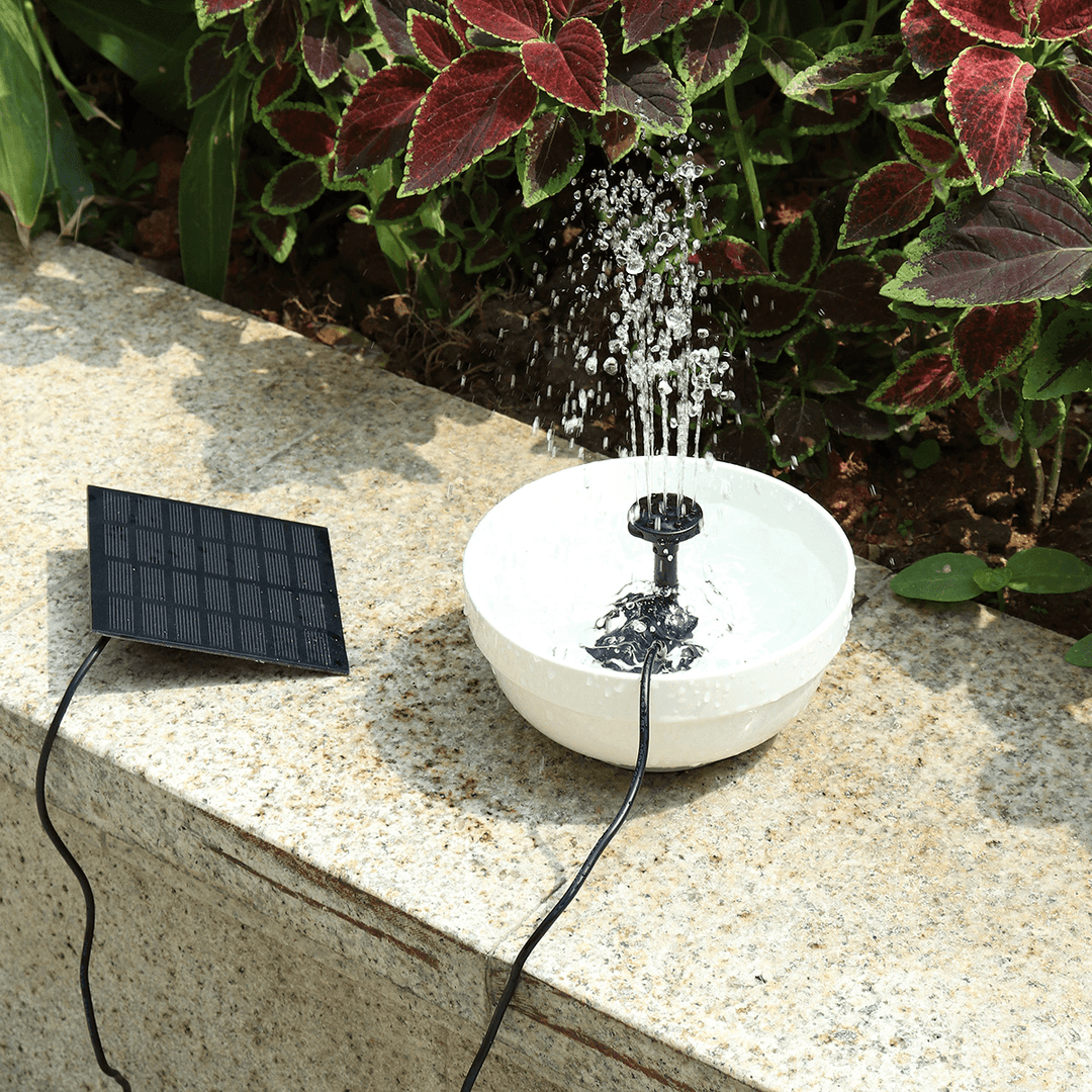 Solar Fountain Water Pump for Bird Bath Solar Panel Kit Fountain for Small Pond Garden Solar Pumping Eqiupment - MRSLM