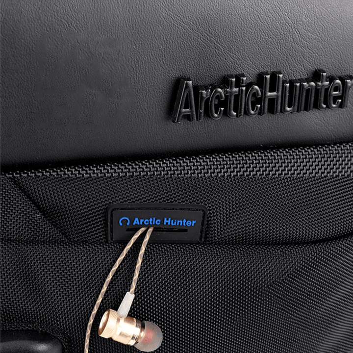 Men Large Capacity Mukti-Layer Waterproof Multifunctional Backpack Handbag with USB Charging Port - MRSLM