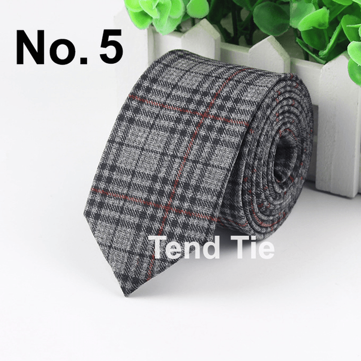 Men'S Tie New Ultra-Narrow Wool Elegant Atmosphere - MRSLM