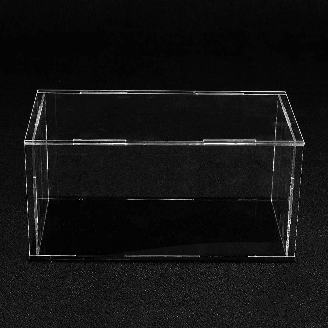 Acrylic Assembly Box Heavy Duty Clear Acrylic Display Case Box for 1:24 Scale Diecast Car - MRSLM