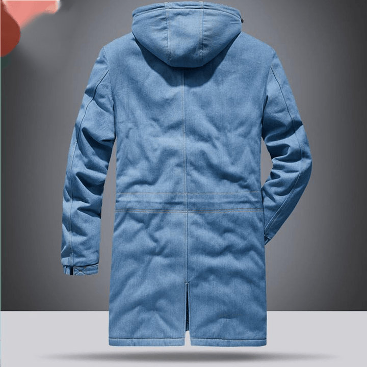 Autumn and Winter plus Velvet Thick Mid-Length Padded Jacket Jacket - MRSLM