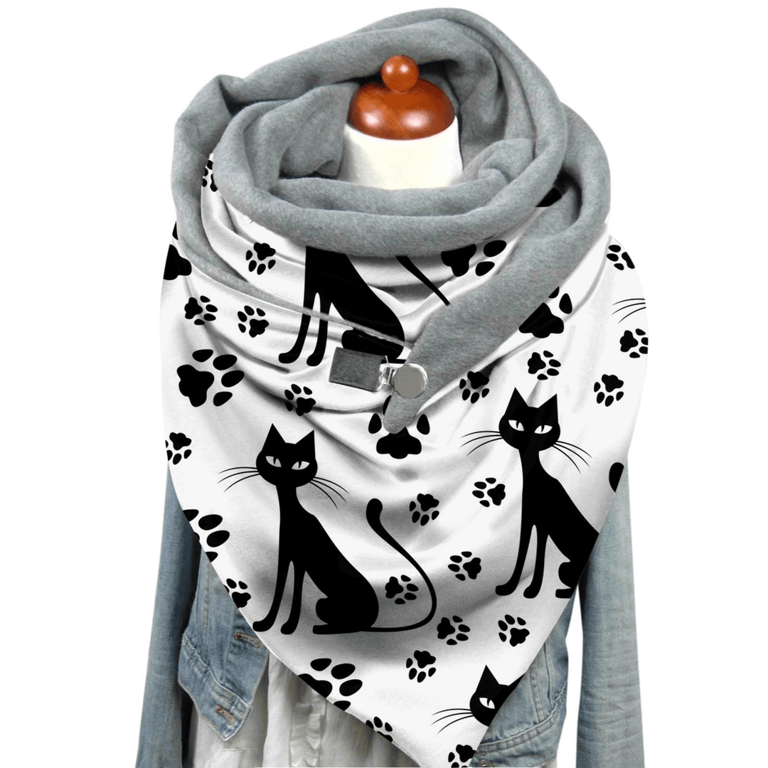 Halloween Fashion Simple and Versatile Thick Shawl - MRSLM