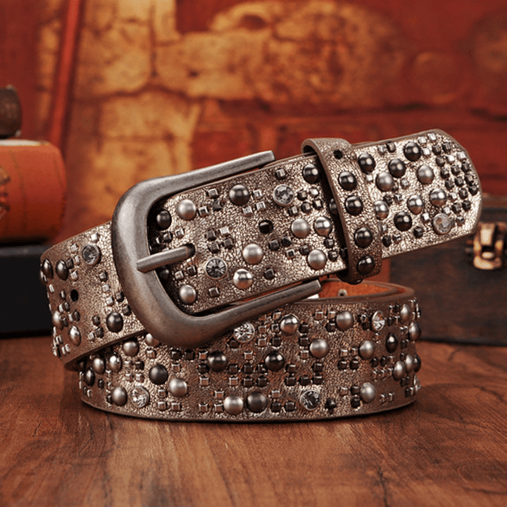 New Style Rivet Women'S Ethnic Retro Belt - MRSLM