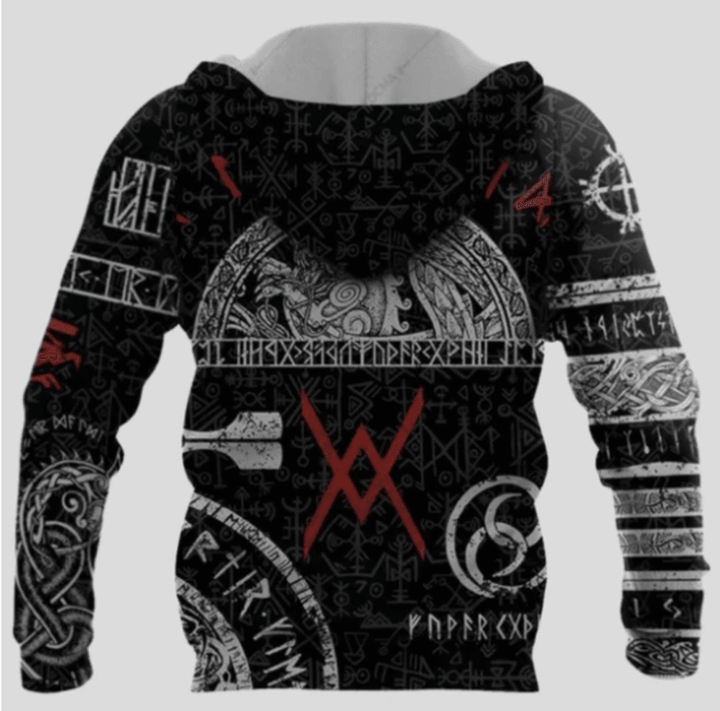 New Men'S 3D Digital Printing Pullover Hoodie Sweater - MRSLM