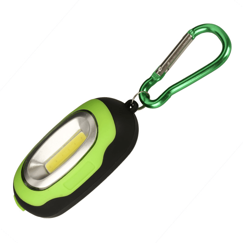 Portable Magnetic Key Chain Flashlight Torch COB LED Working Light Lamp Camping Lantern Random Color - MRSLM