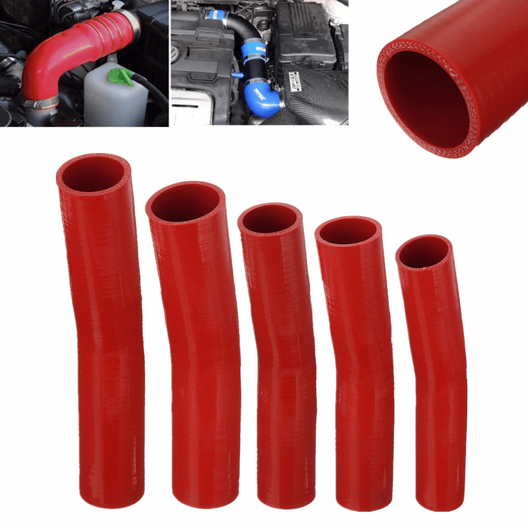 Auto Silicone Hoses Rubber 15 Degree Elbow Bend Hose Air Water Coolant Joiner Pipe Tube - MRSLM