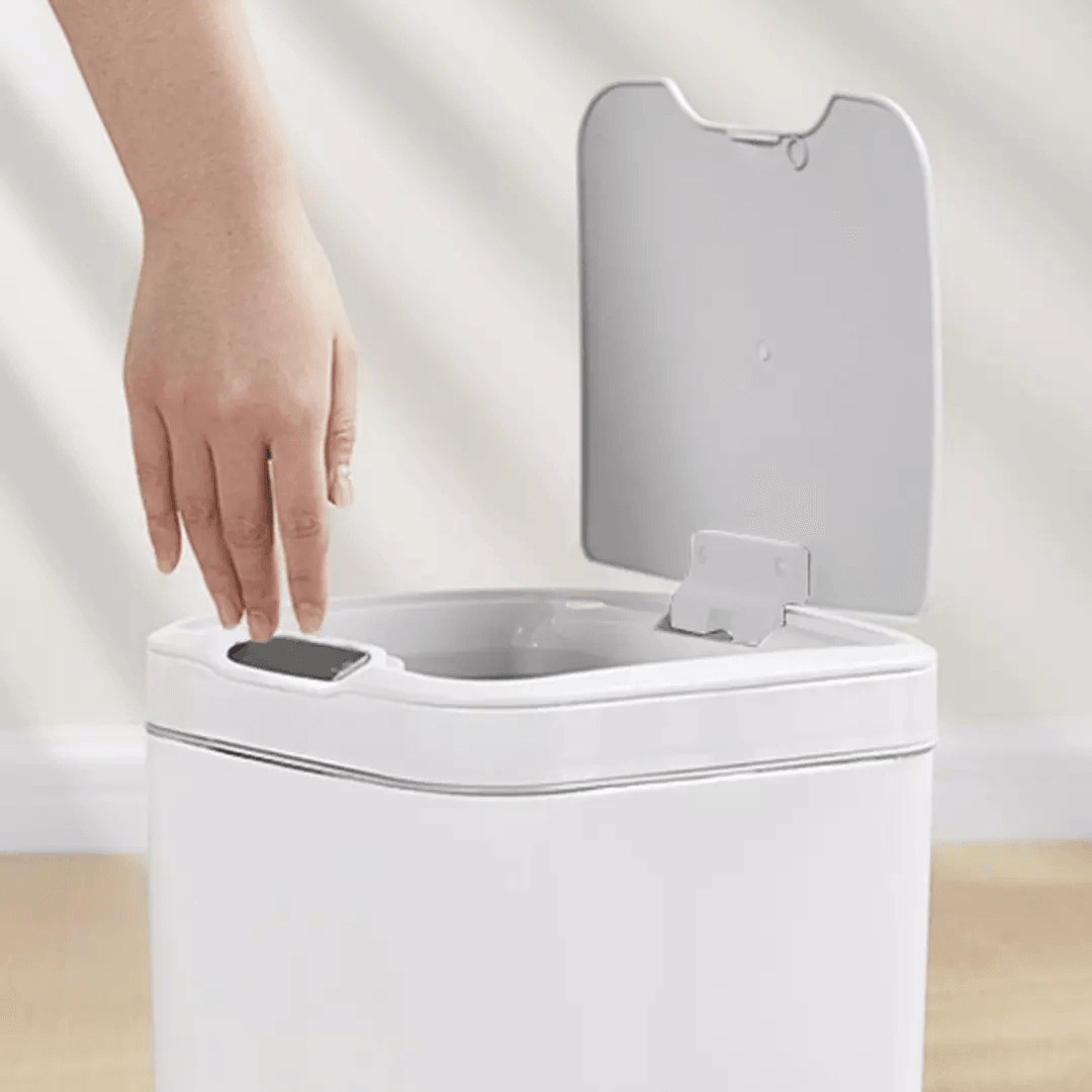 QUANGE Touch Screen Smart Trash Bin Double Sorting Garbage Intelligent Induction with Long Standby Digital Display Touch Screen Automatic Trash Can for Household From - MRSLM