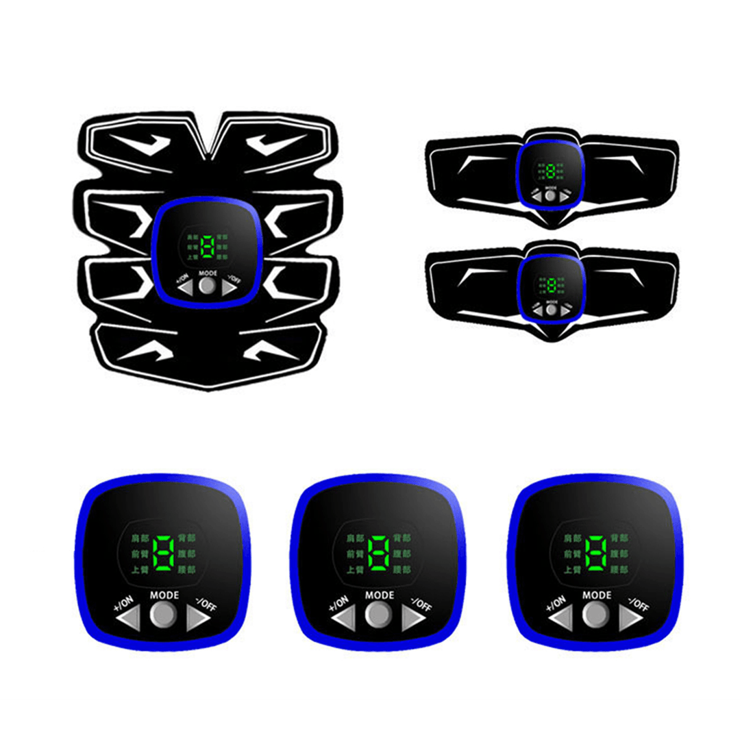KALOAD LCD Display USB Charging Abdominal Muscle Trainer ABS Body Shaping Stimulator - MRSLM