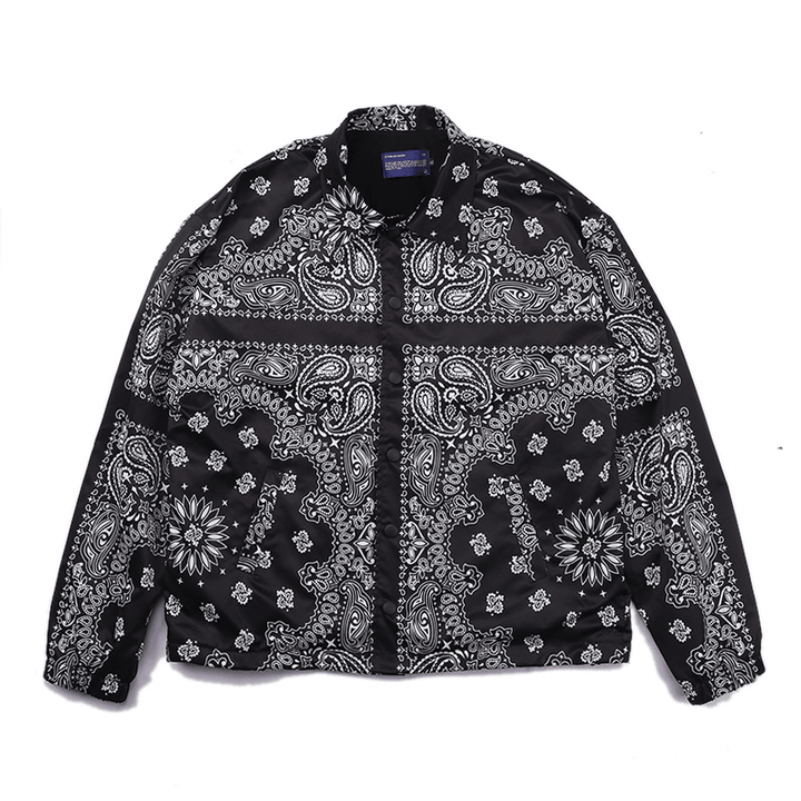 Men'S Fashion Vintage Cashew Flower Jacket - MRSLM