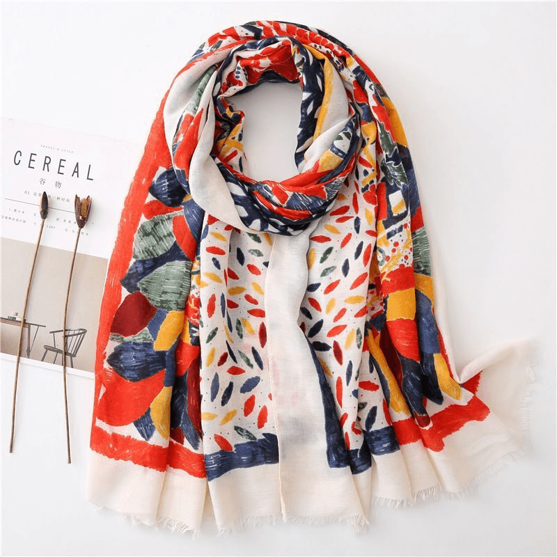 Turkey Desert Vacation Fringed Ethnic Style Cotton and Linen Scarf Ladies Travel - MRSLM