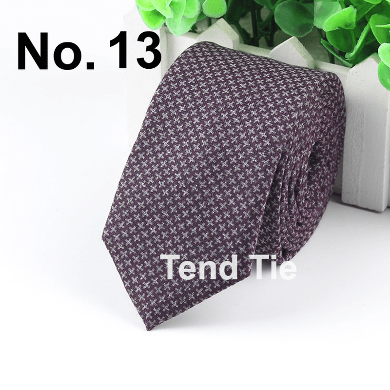 Men'S Tie New Ultra-Narrow Wool Elegant Atmosphere - MRSLM