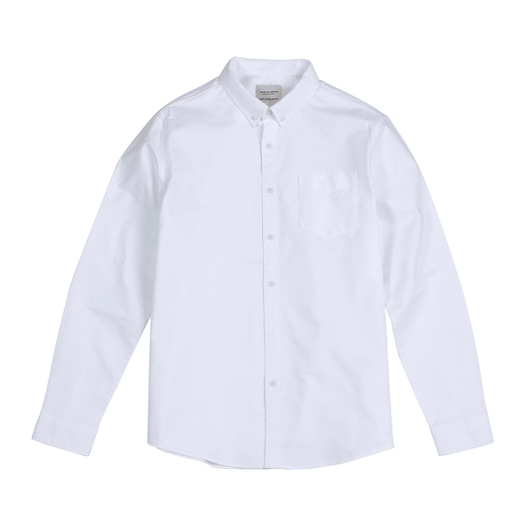 Spring New Cotton Shirt Men'S Bottoming Oxford Shirt - MRSLM