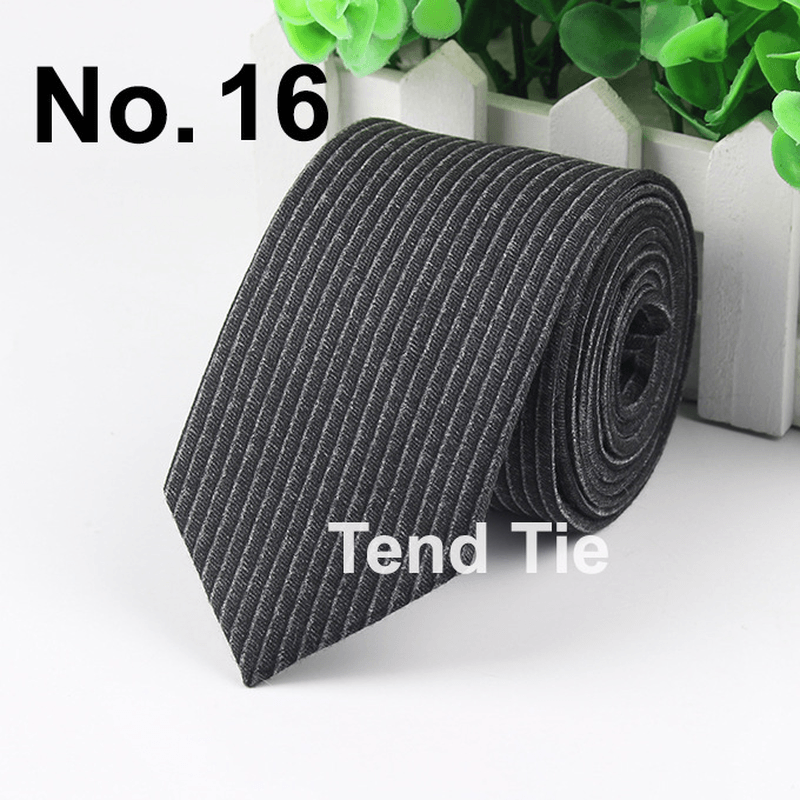 Men'S Tie New Ultra-Narrow Wool Elegant Atmosphere - MRSLM