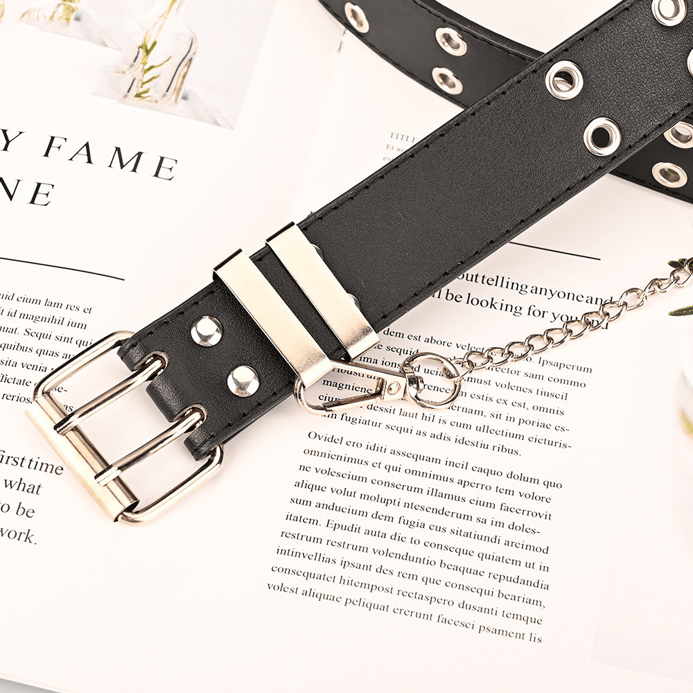 Punk Style Ladies Belt Jeans Fashion Chain Decorative Belt - MRSLM