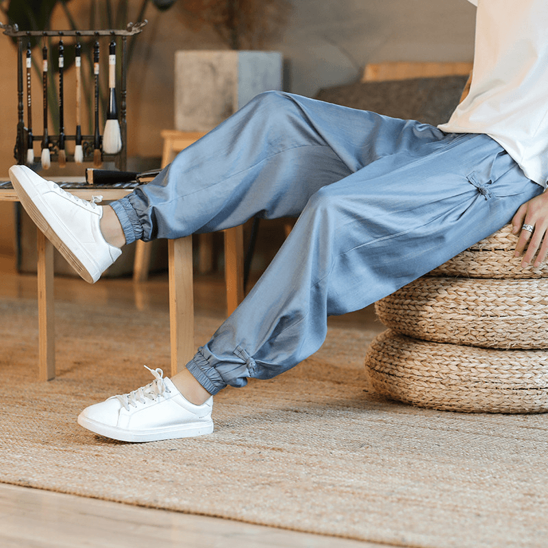 Chinese Style Men'S Casual Pants - MRSLM