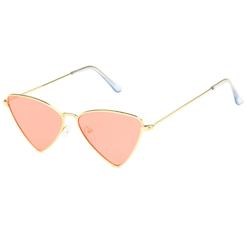 Triangle Metal Cat Eye Sunglasses - MRSLM