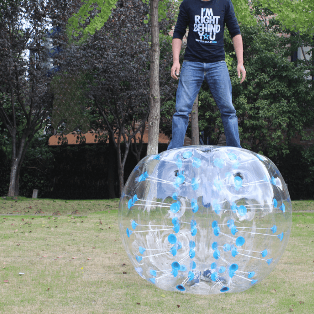 Outdoor Air Bubble Ball 0.8Mm PVC 100Cm Air Bumper Ball Soccer Body Zorb Ball Swimming Pool Game - MRSLM