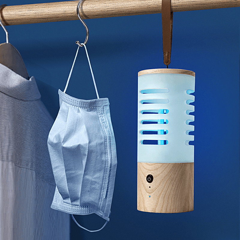 UV Ozone Light LED Portable Kill Dust Mite Bulb Disinfection Lamp UVC Sterilizer for Bedroom - MRSLM