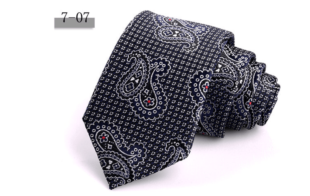 New Men'S 7Cm Striped Business Formal Tie - MRSLM