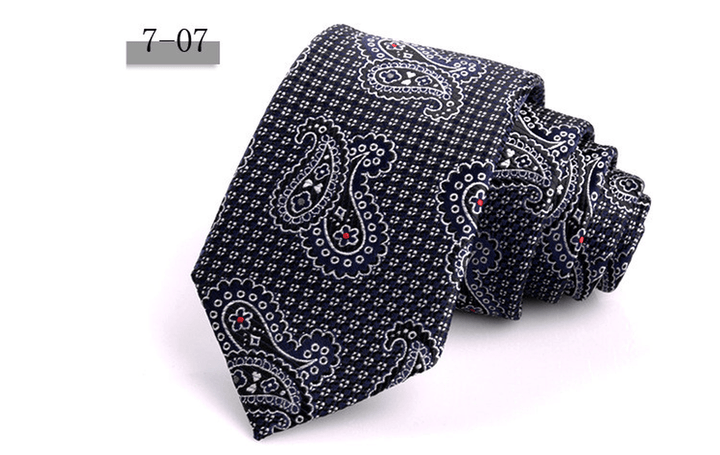 New Men'S 7Cm Striped Business Formal Tie - MRSLM