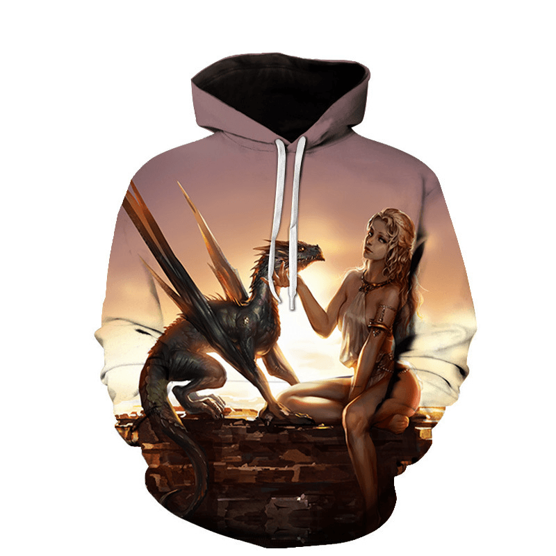 Digital Printing Fashion Hoodie Sweater - MRSLM