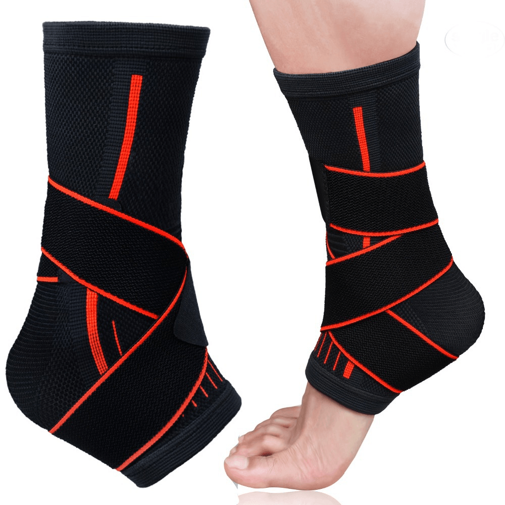 Anti-Sprain Running Breathable Sports Adjustable Foot Protector - MRSLM
