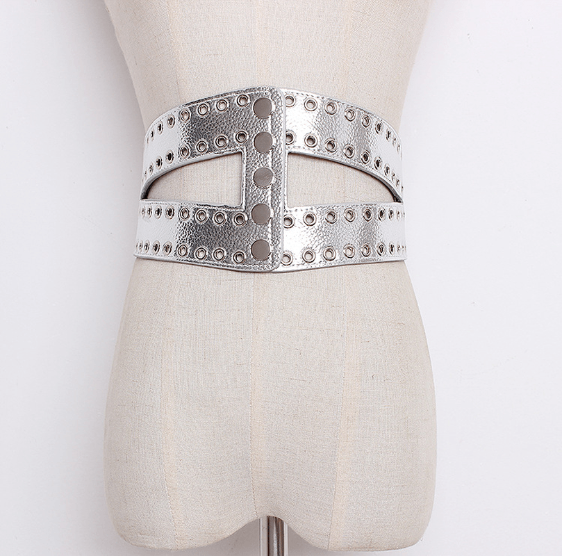 Flowing Eye Rivet Elastic Elastic Waistband Female Decoration - MRSLM