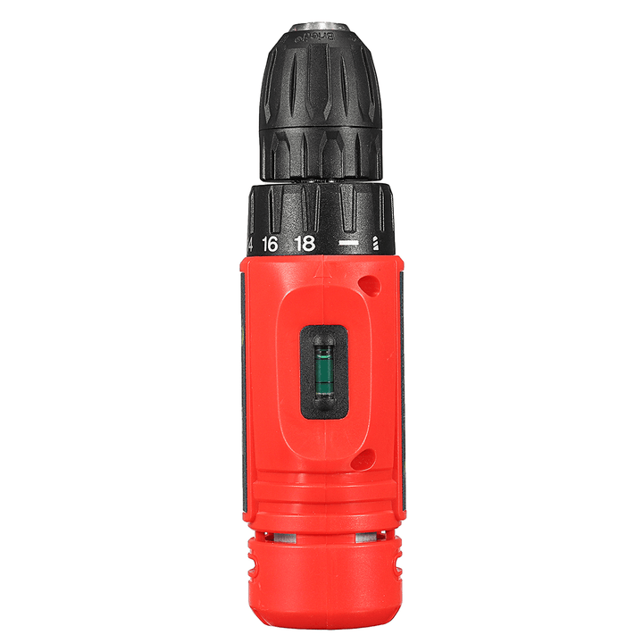 110V-240V Cordless Electric Screwdriver 1 Battery 1 Charger Drilling Punching Power Tools - MRSLM