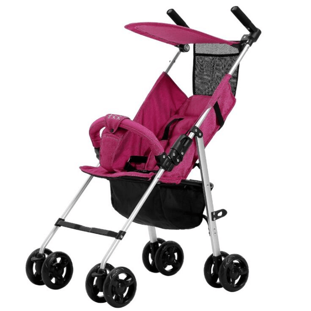 Foldable Baby Stroller Kid and Infant Pushchair Lightweight Child Safety Seat - MRSLM