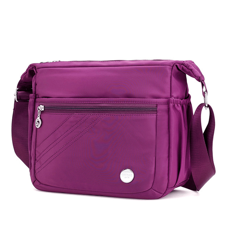 Nylon Waterproof Light Weight Crossbody Bag Leisure Travel Shoulder Bag for Women - MRSLM