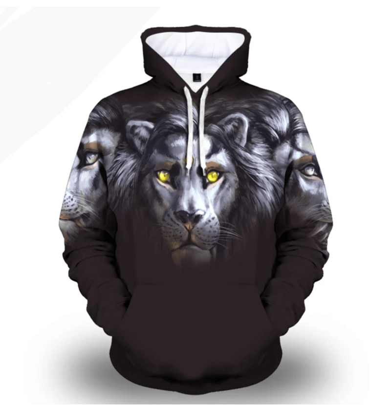 Hooded Sweater Men'S Hoodie Digital Printing Zipper Shirt - MRSLM