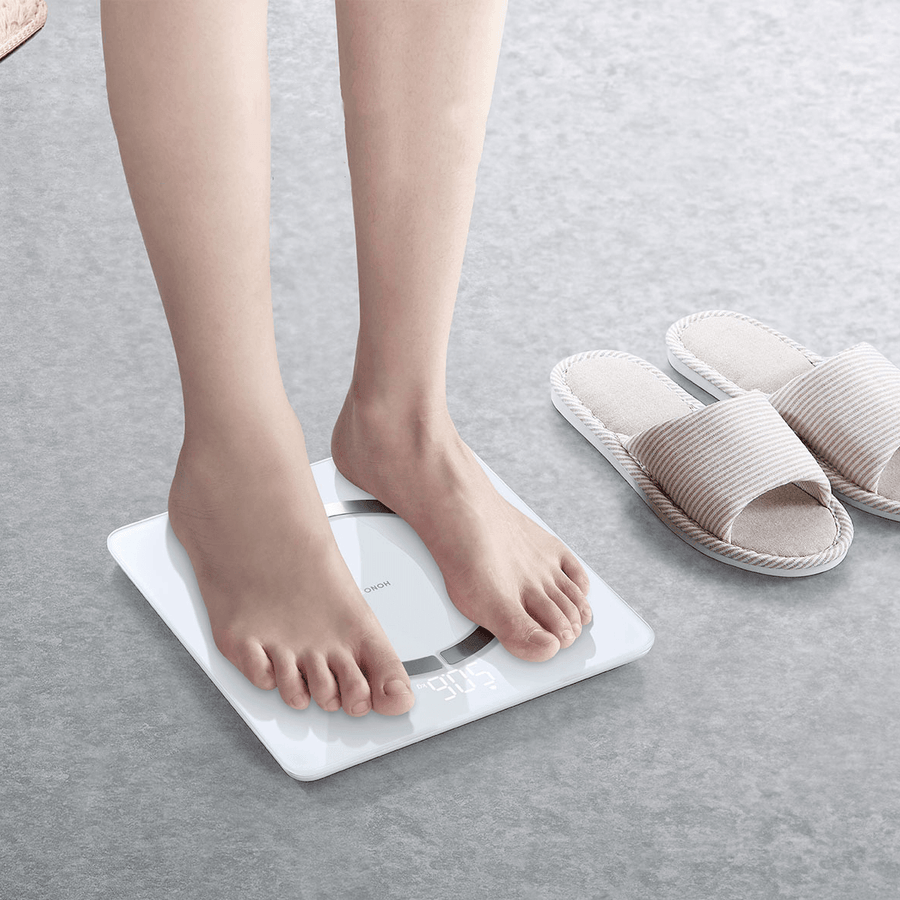 Honor Bluetooth Body Fat Scale BMI Scale Smart Electronic Scales LED Digital Bathroom Weight Scale Balance Body Composition Analyz - MRSLM