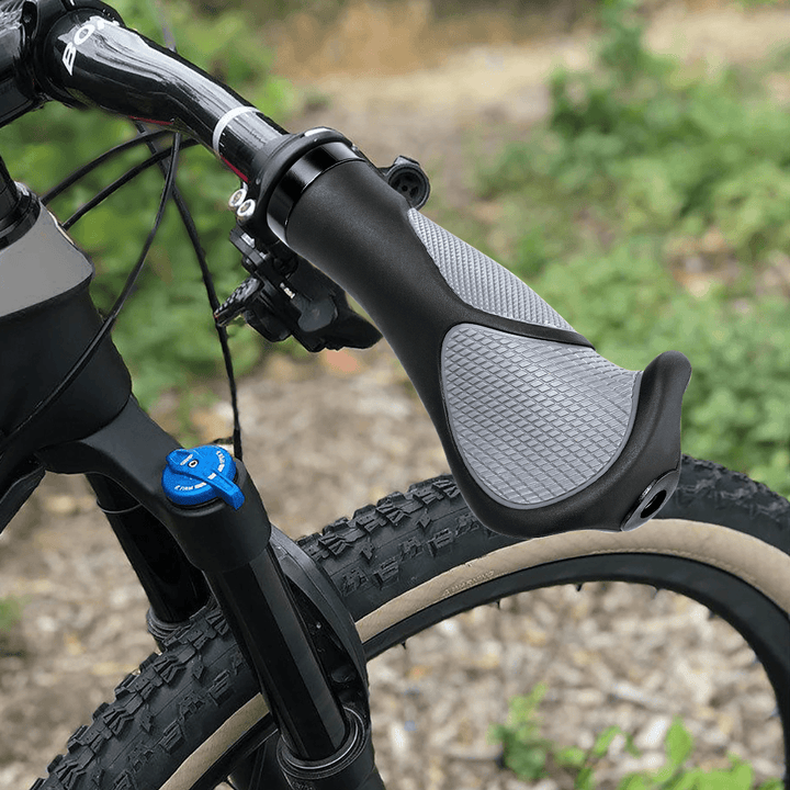 BIKIGHT 1 Pair Bike Handlebar Grips Waterproof Non-Slip 140Mm Length Bicycle Grips - MRSLM