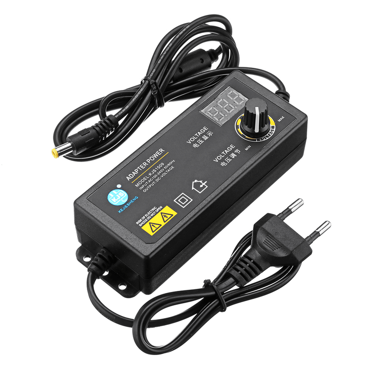 KJS-1509 3-12V 5A Power Adapter Adjustable Voltage Adapter LED Display Switching Power Supply - MRSLM